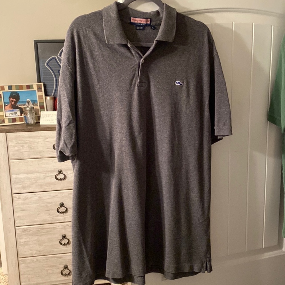 Vineyard Vines Polo Shirt Gray
